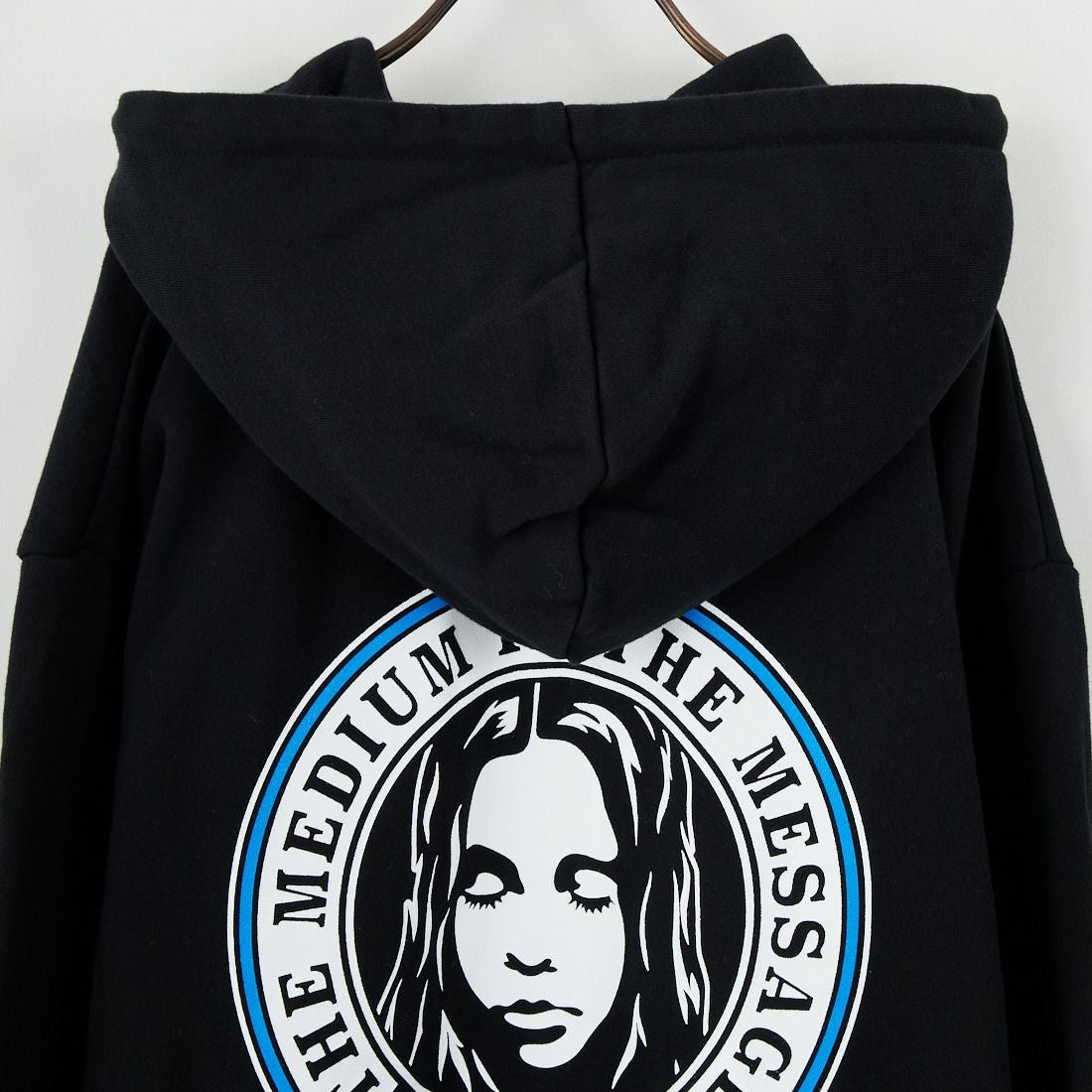 X-girl [エックスガール] サークルロゴ フルジップスウェットフーディ [105253012001] BLACK