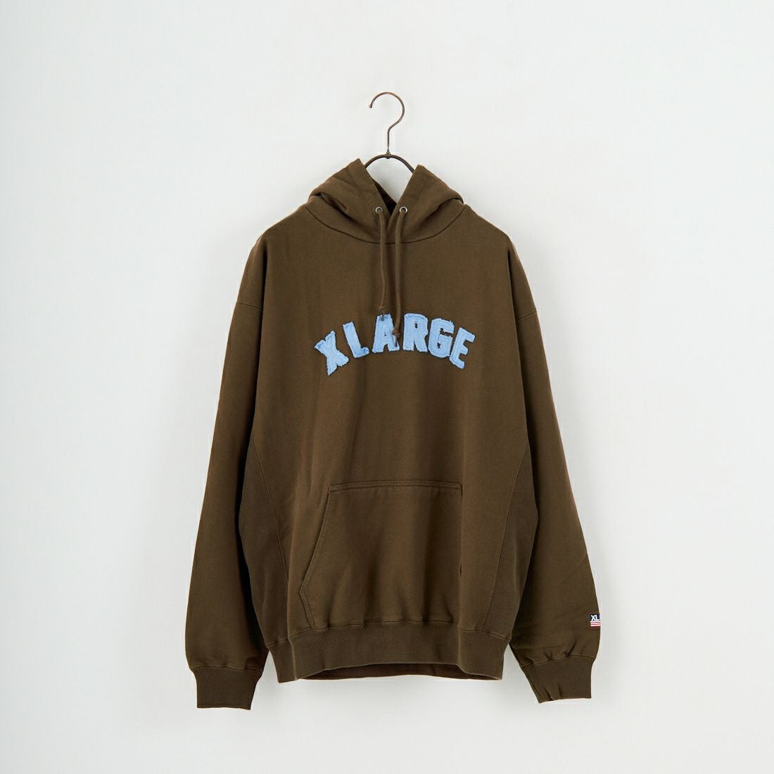 XLARGE [エクストララージ] アーチロゴスウェットフーディ [101253012014] BROWN