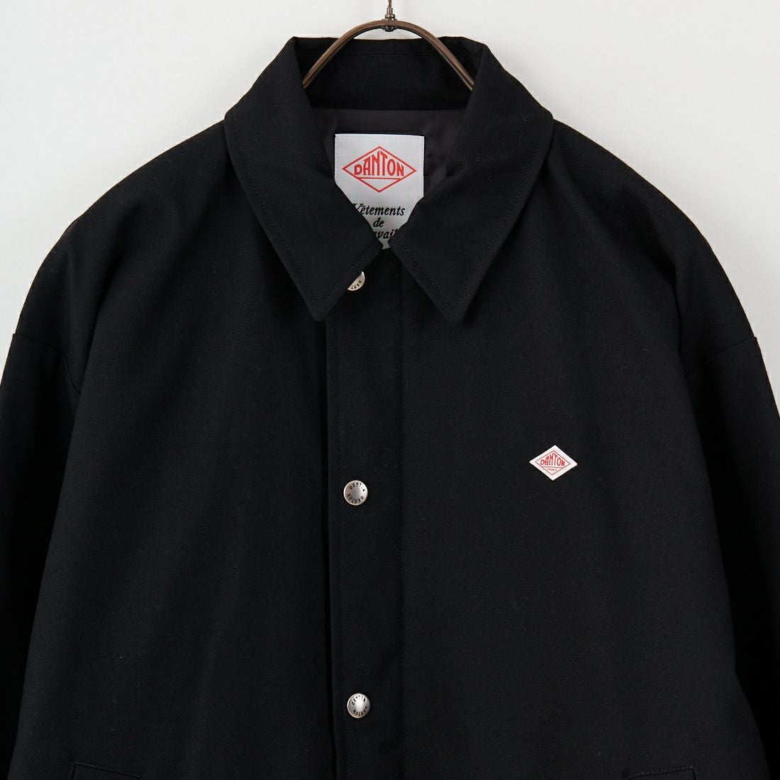 DANTON [ダントン] ウールライク 中綿コーチジャケット [DT-A0716WLX] BLACK