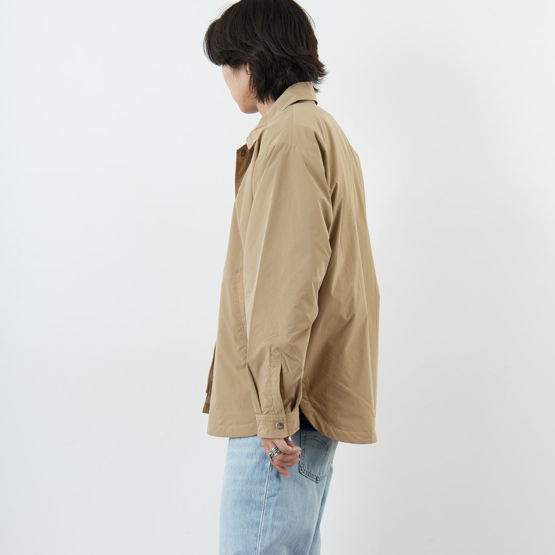 DANTON [ダントン] ピーチタフタ 中綿コーチジャケット [DT-A0716PNT