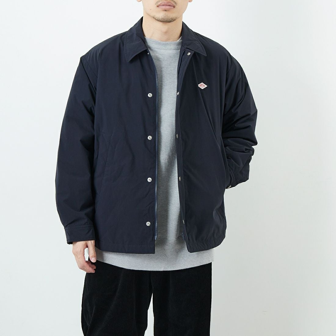 DANTON [ダントン] ピーチタフタ 中綿コーチジャケット [DT-A0716PNT