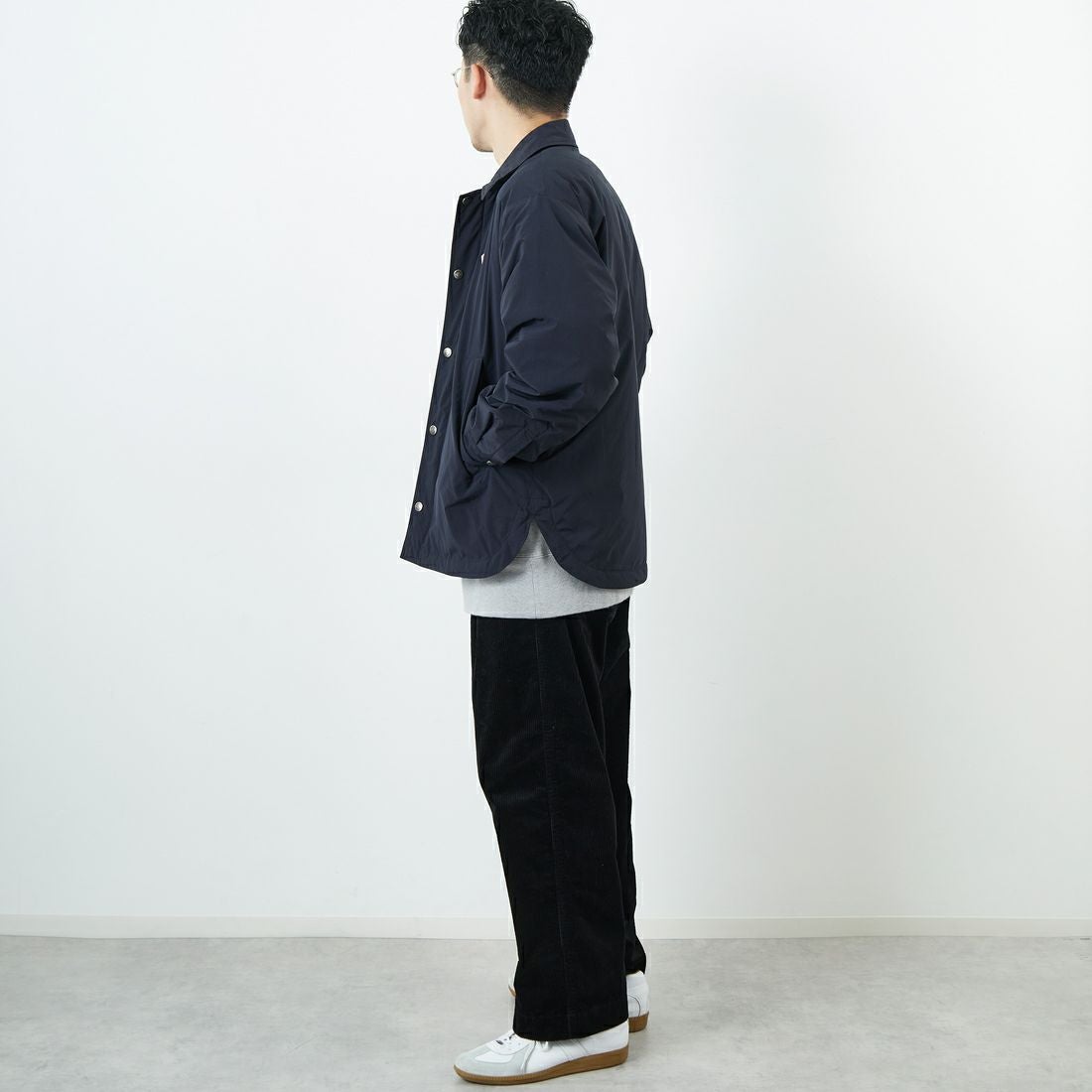 DANTON [ダントン] ピーチタフタ 中綿コーチジャケット [DT-A0716PNT