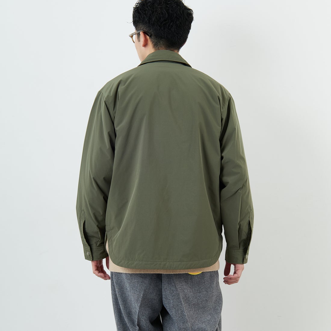 DEEP OLIVE&&モデル身長：168cm 着用サイズ：38&&