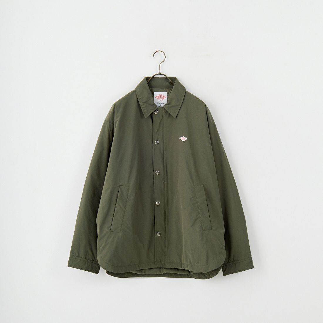 DANTON [ダントン] ピーチタフタ 中綿コーチジャケット [DT-A0716PNT] DEEP OLIVE