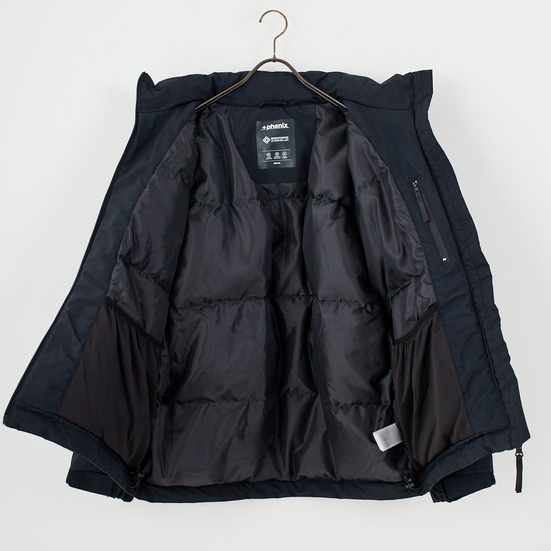 +phenix [プラスフェニックス] 別注 LEVEL7 ダウンジャケット [POO-25080IN-JF] BLACK