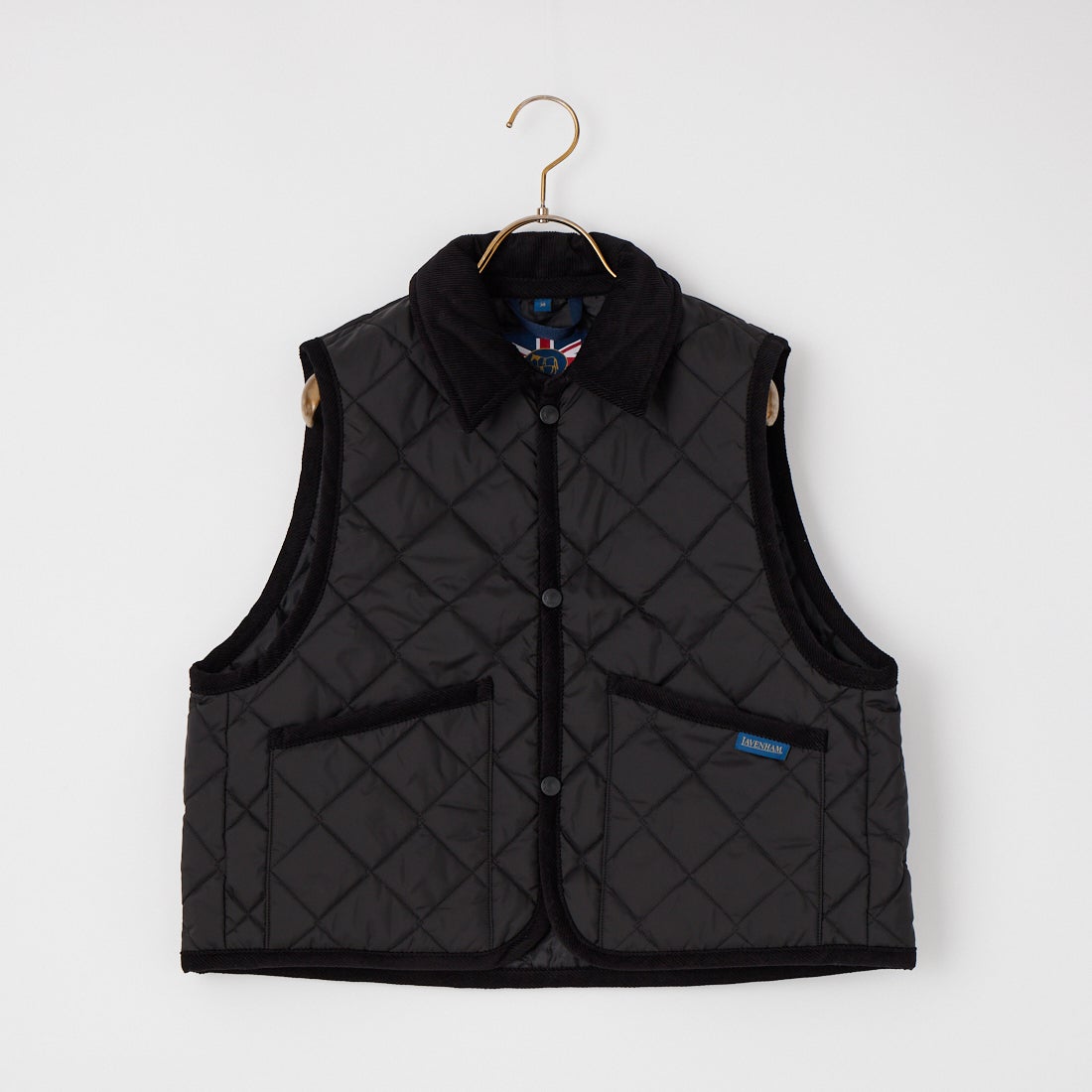 LAVENHAM [ラベンハム] ウィメンズ クロップド レイドン ジレ [LV12121] F44 SABLE