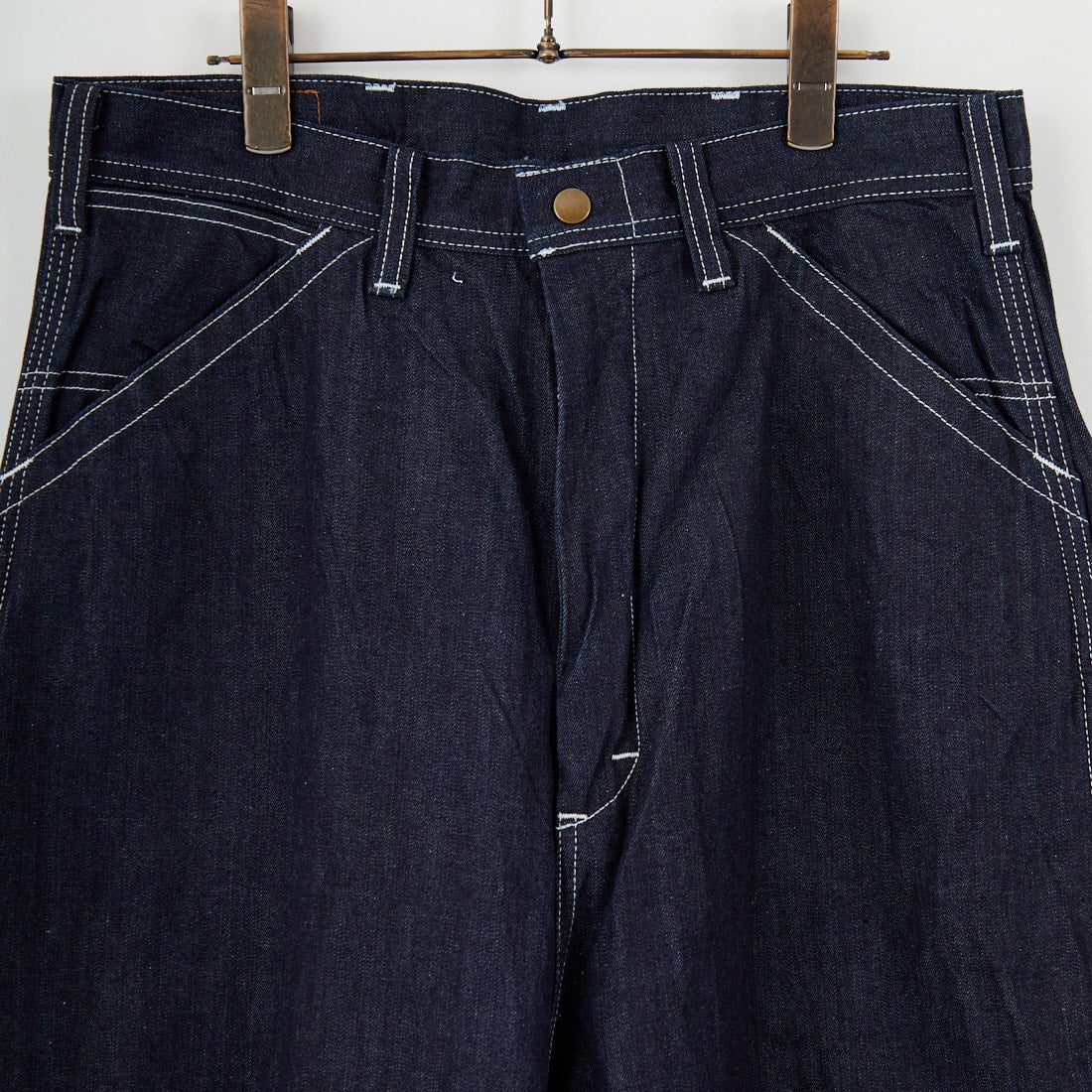 SKEWed [スキュー] ダンガリーパンツ [HS111] 100 BLU RI