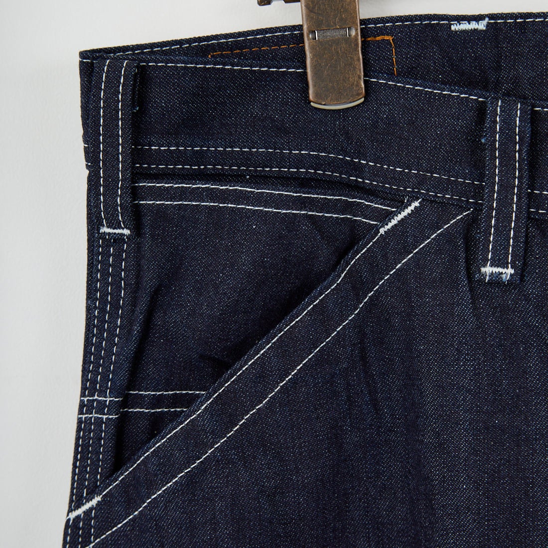 SKEWed [スキュー] ダンガリーパンツ [HS111] 100 BLU RI