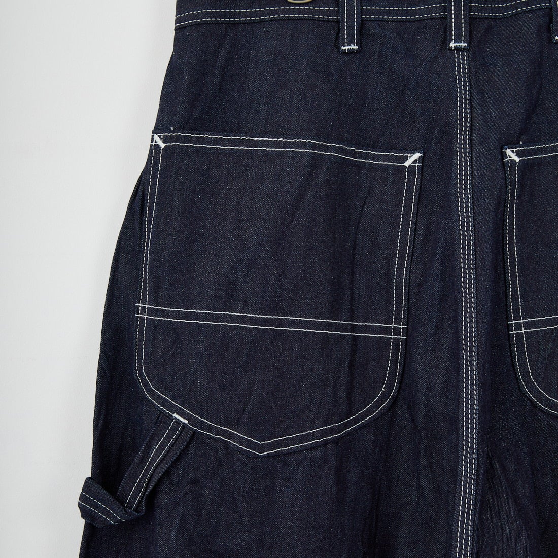 SKEWed [スキュー] ダンガリーパンツ [HS111] 100 BLU RI
