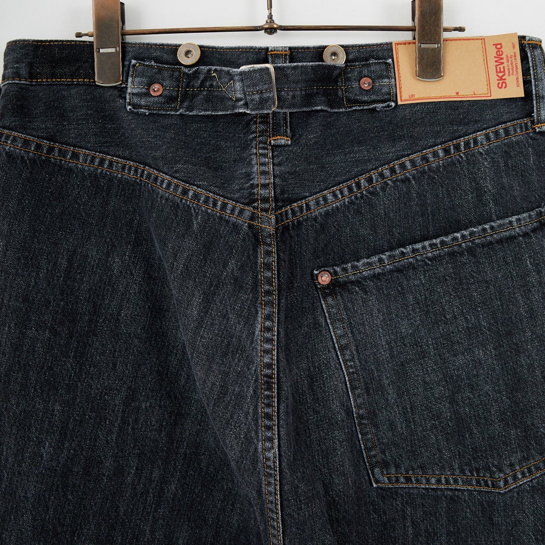 SKEWed [スキュー] コインポケットマインパンツ [HS1201] 183 BLK ST