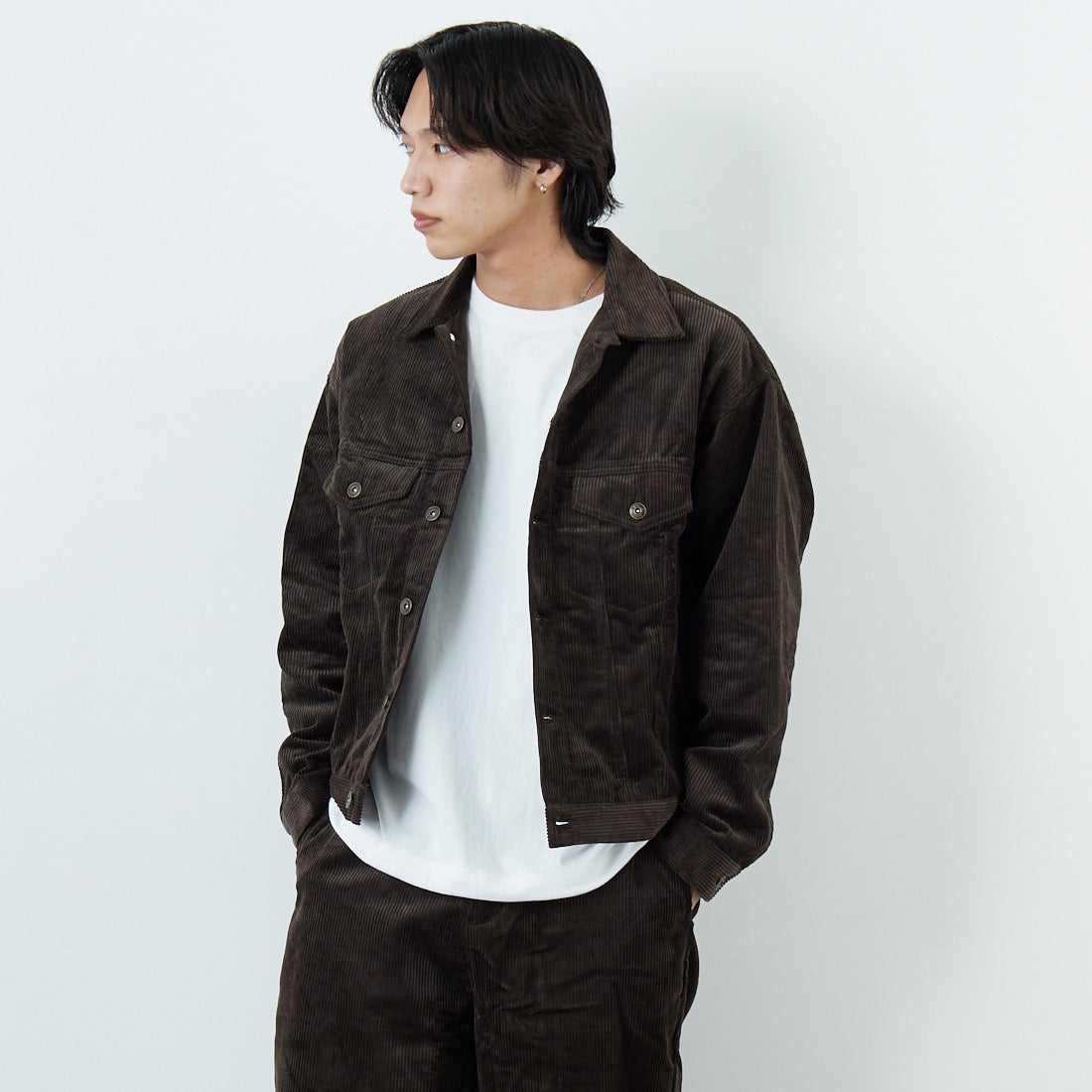 CHARCOAL&&モデル身長：179cm 着用サイズ：M&&