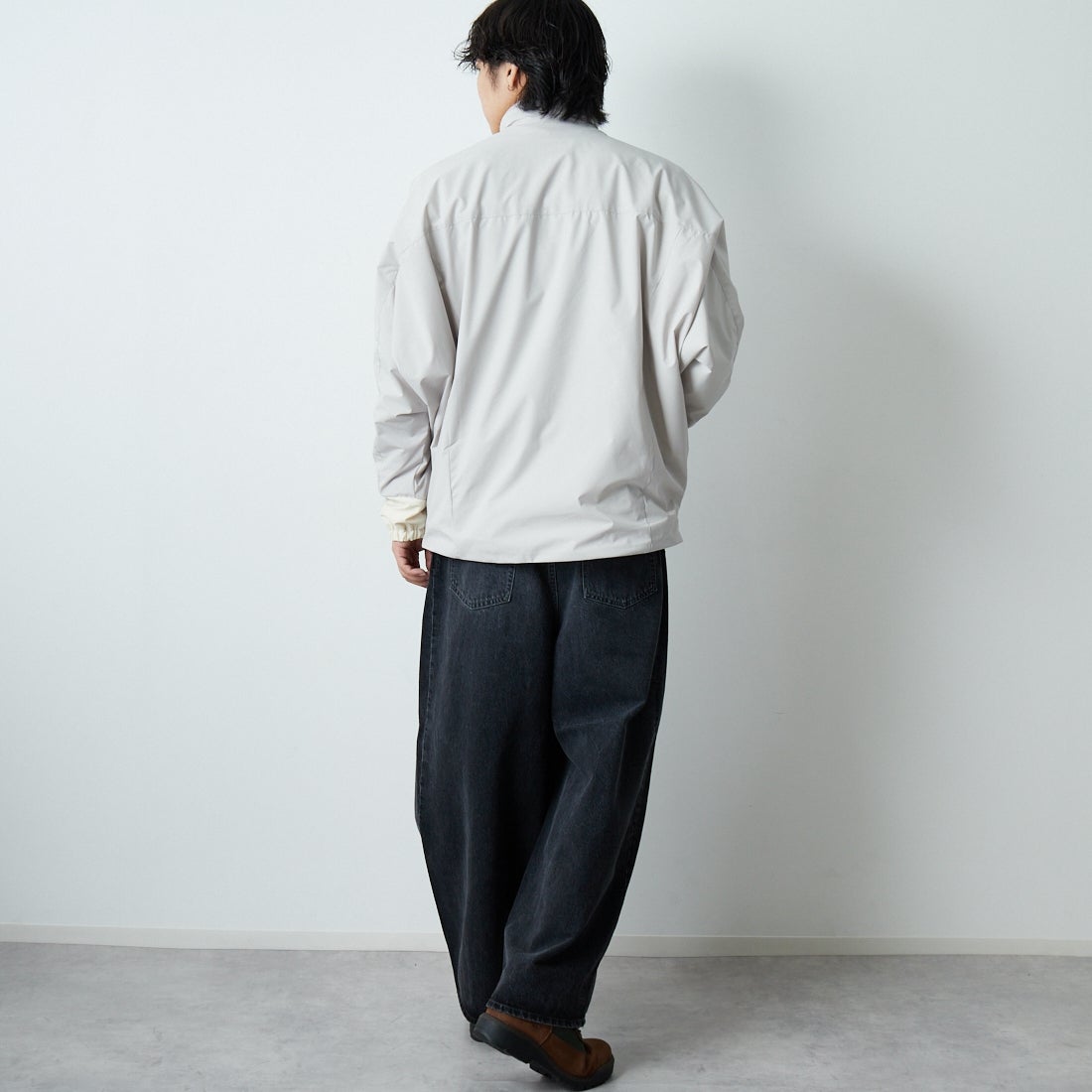 Needles [ニードルズ] ヒザデルジーン [RW235] B BLACK &&モデル身長：179cm 着用サイズ：S&&