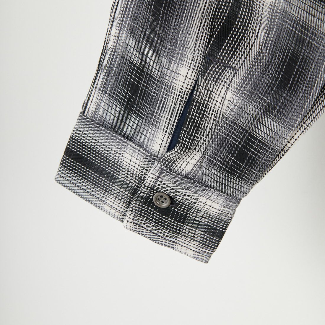 ANTGAUGE [アントゲージ] ドロップショルダー チェックシャツ [GB327] 24 ﾌﾞﾗｯｸ