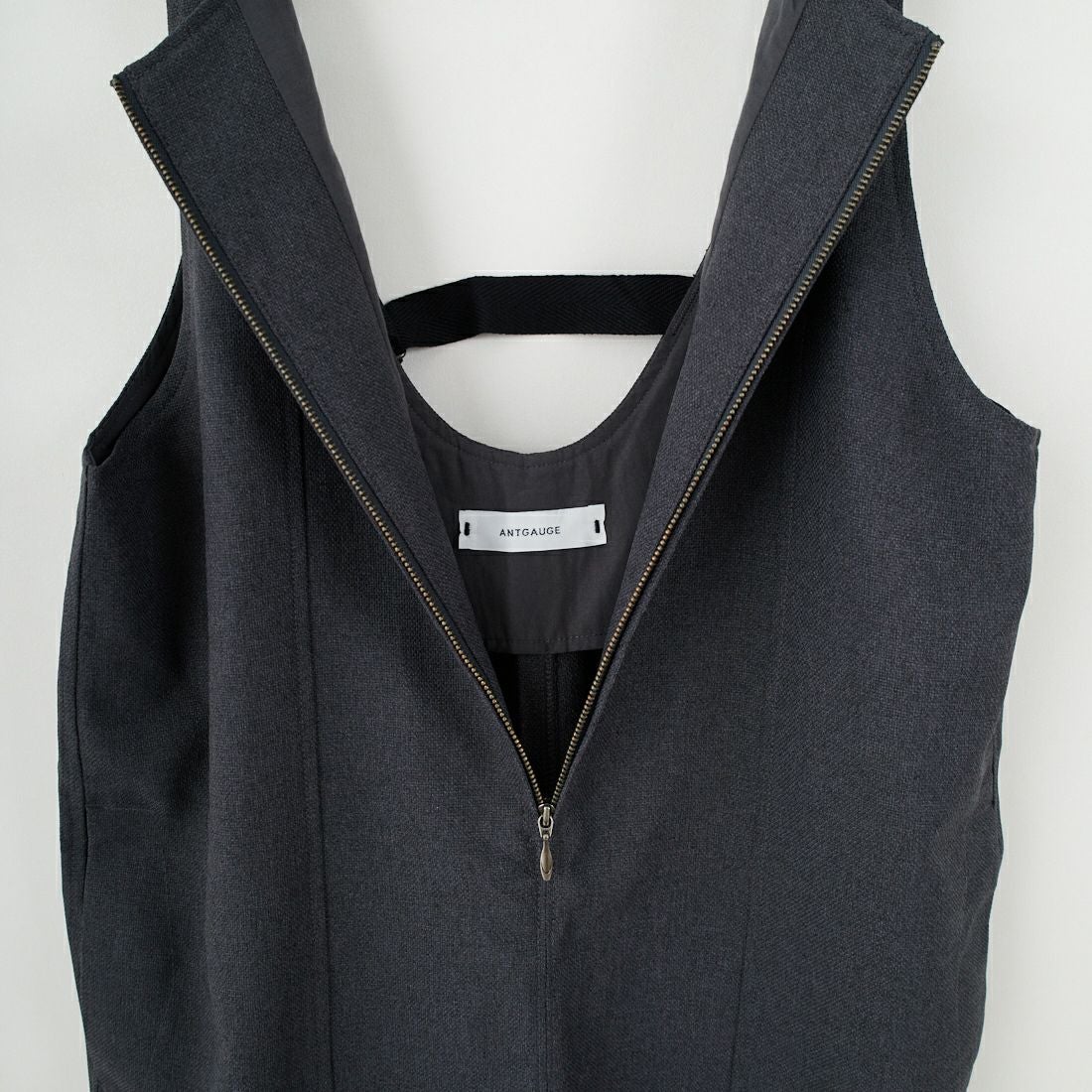 ANTGAUGE [アントゲージ] ルーズストレートサロペット [C2369] 25 ﾁｬｺｰﾙ