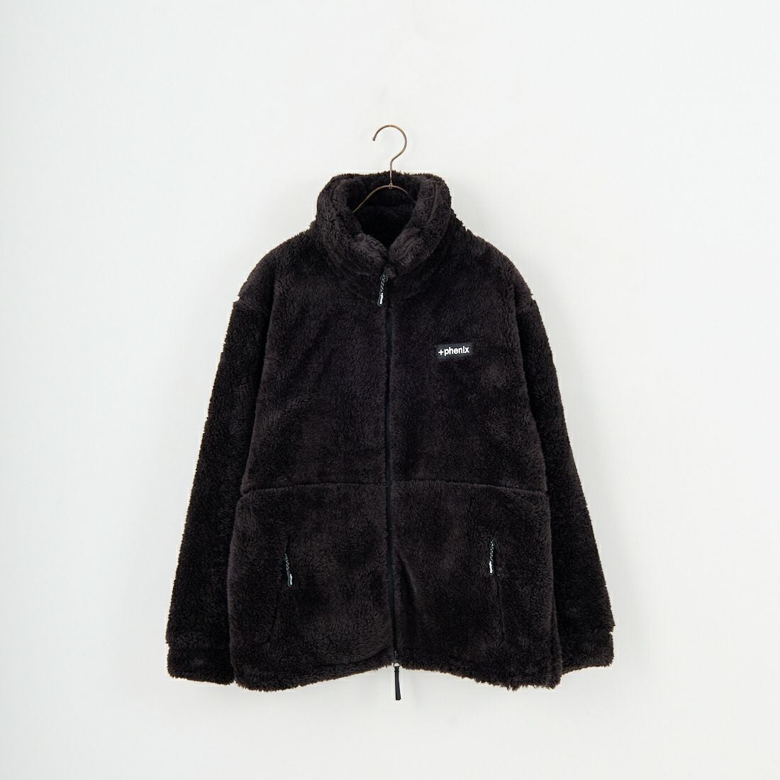 +phenix [プラスフェニックス] ボア フリースジャケット [POO-25083IN-JF] BLACK
