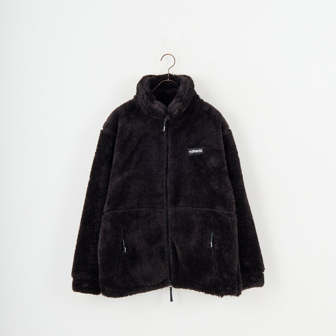 +phenix [プラスフェニックス] ボア フリースジャケット [POO-25083IN-JF] BLACK