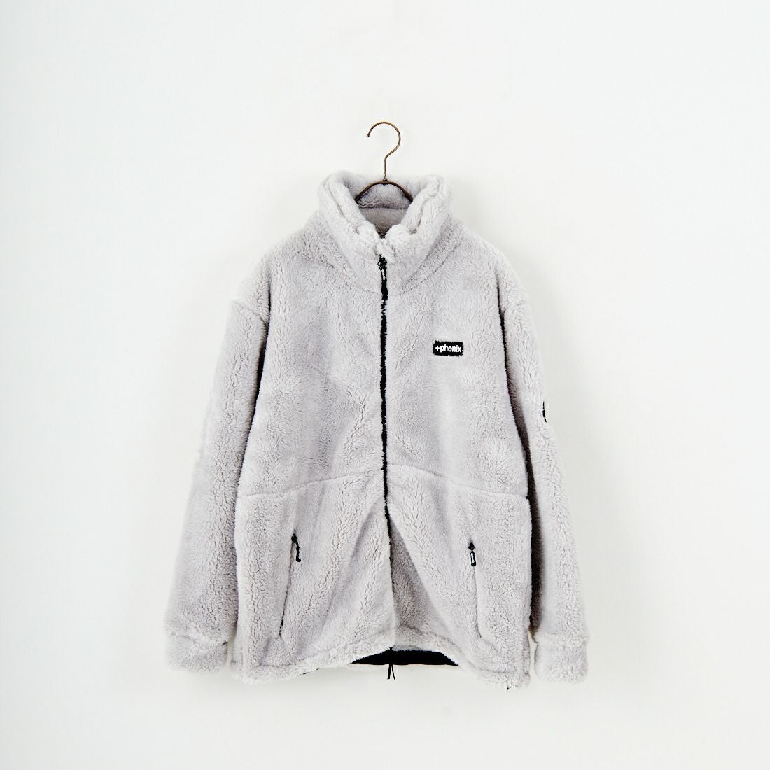 +phenix [プラスフェニックス] ボア フリースジャケット [POO-25083IN-JF] GRAY