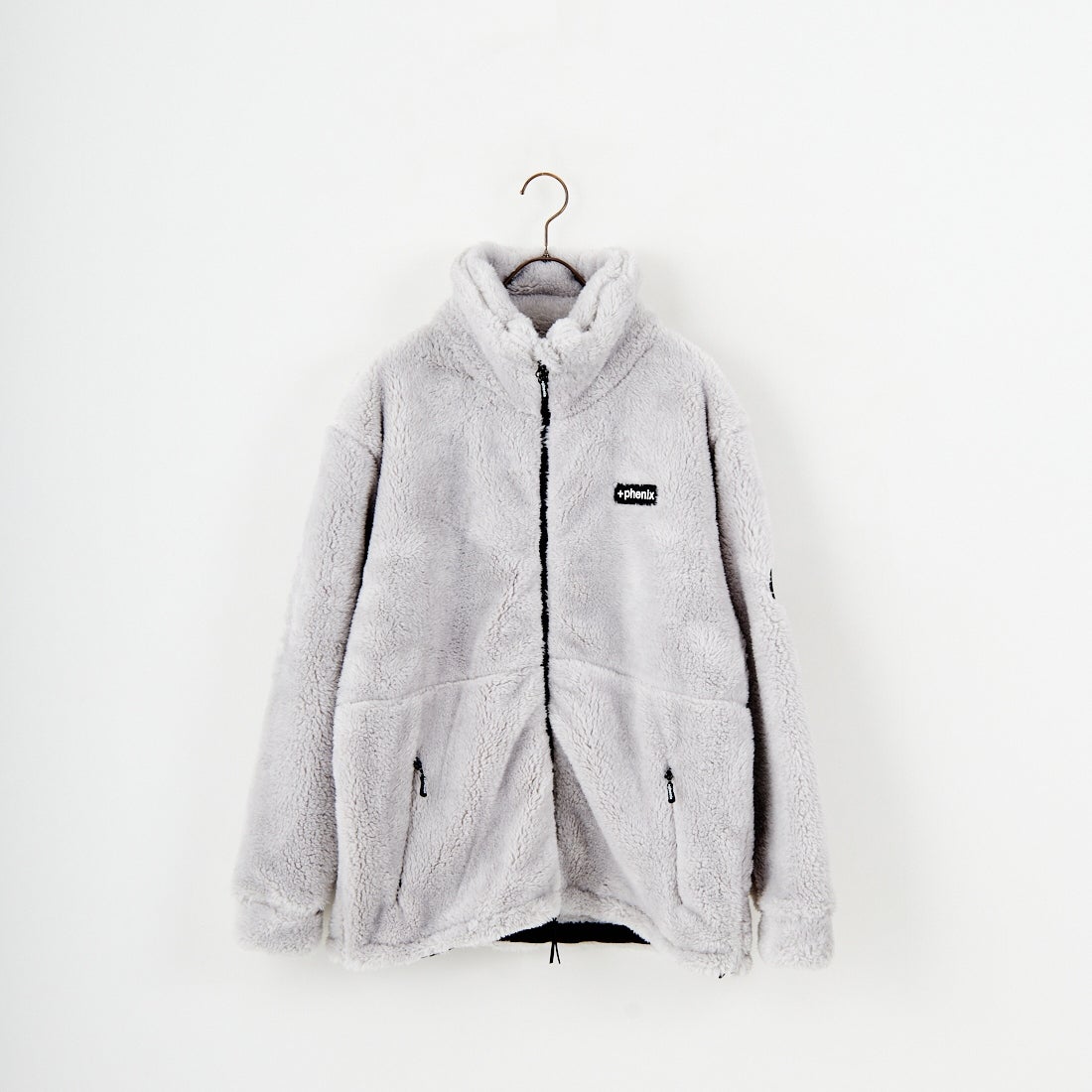 +phenix [プラスフェニックス] ボア フリースジャケット [POO-25083IN-JF] GRAY