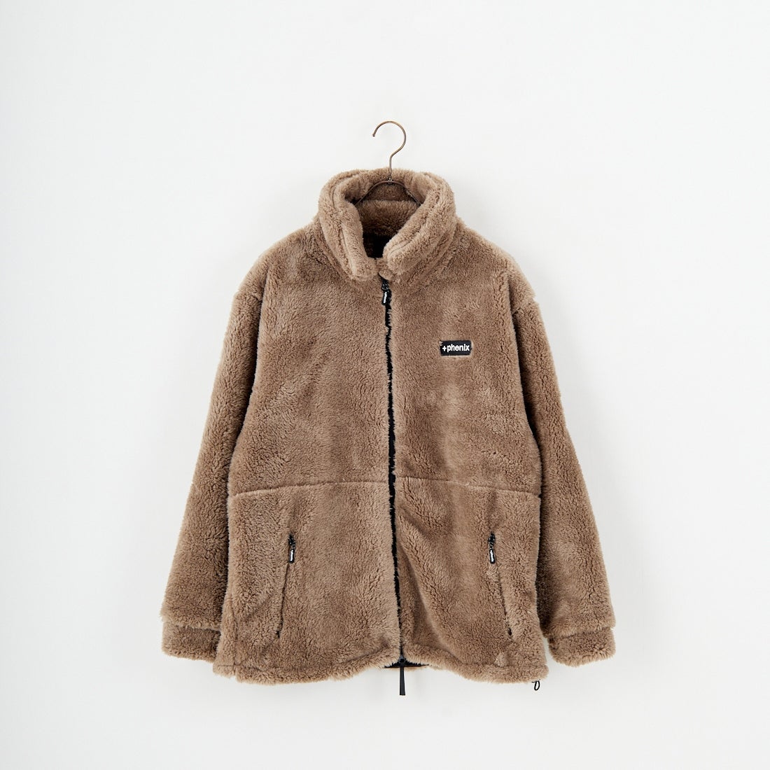 +phenix [プラスフェニックス] ボア フリースジャケット [POO-25083IN-JF] BEIGE