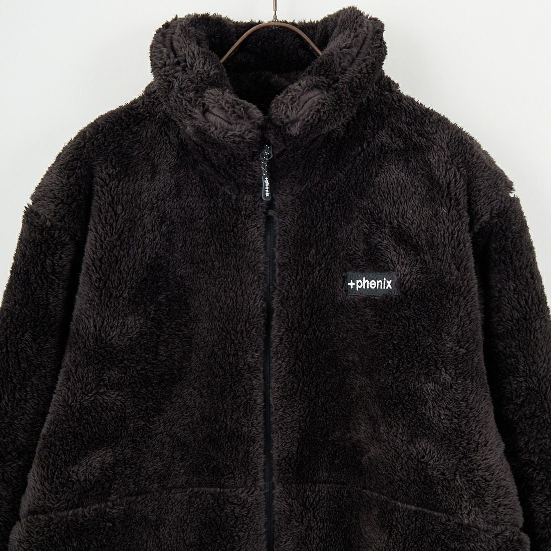 +phenix [プラスフェニックス] ボア フリースジャケット [POO-25083IN-JF] BLACK