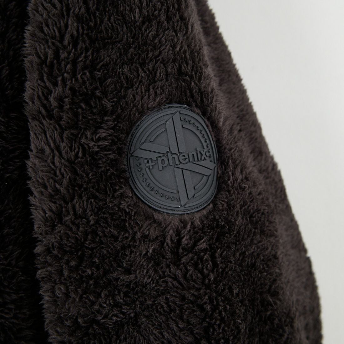 +phenix [プラスフェニックス] ボア フリースジャケット [POO-25083IN-JF] BLACK