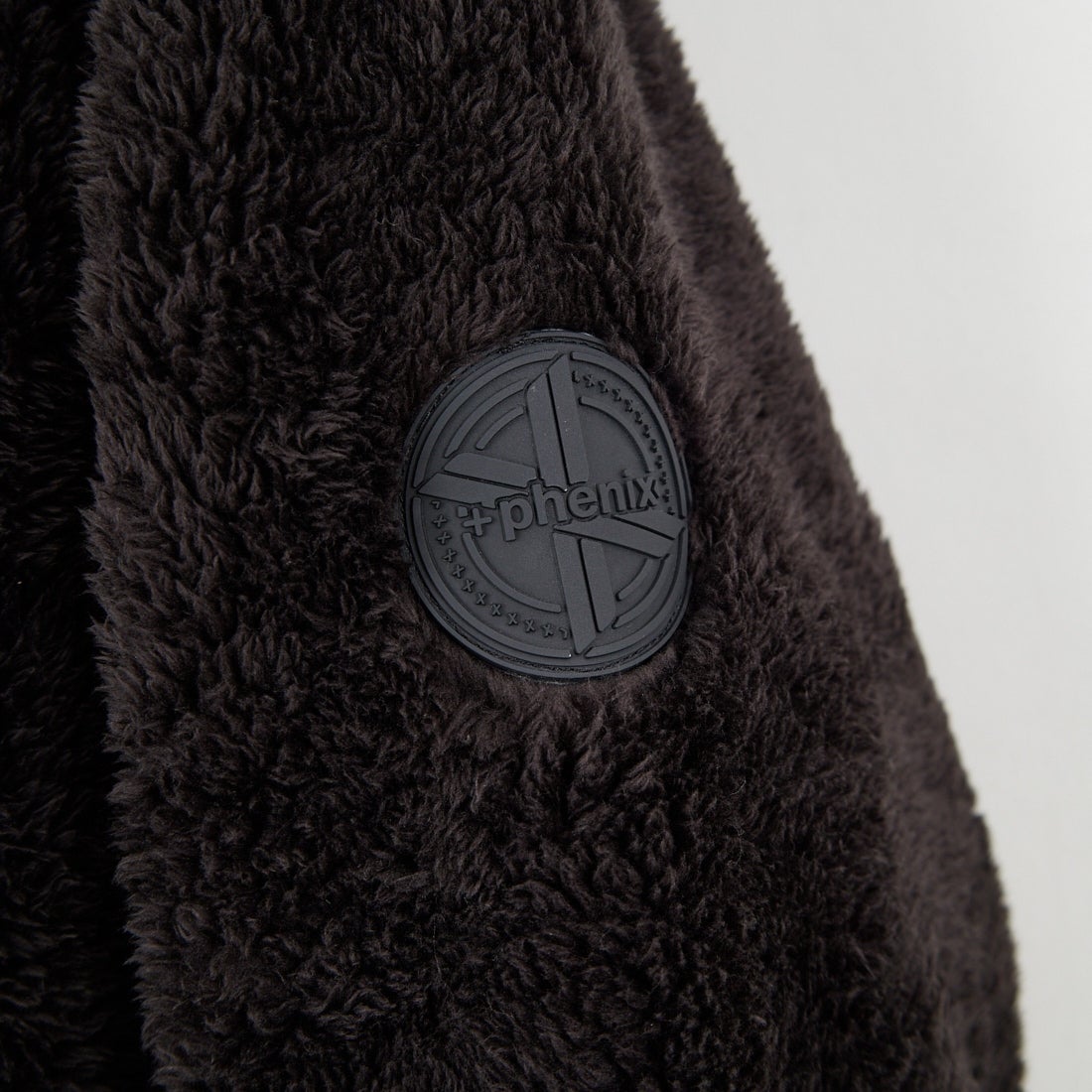 +phenix [プラスフェニックス] ボア フリースジャケット [POO-25083IN-JF] BLACK