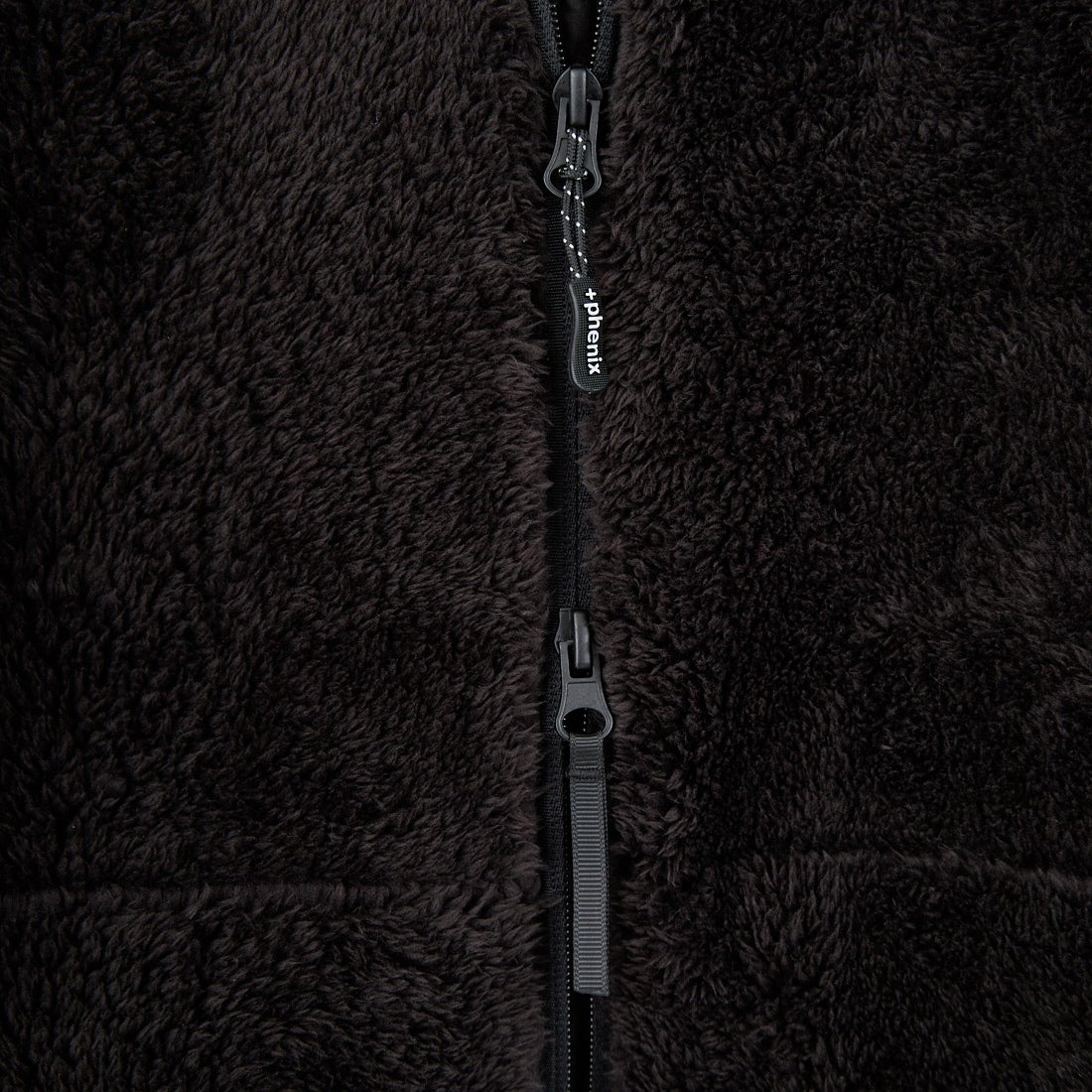 +phenix [プラスフェニックス] ボア フリースジャケット [POO-25083IN-JF] BLACK