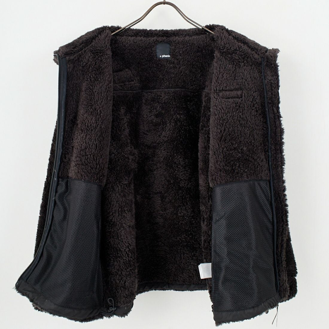 +phenix [プラスフェニックス] ボア フリースジャケット [POO-25083IN-JF] BLACK