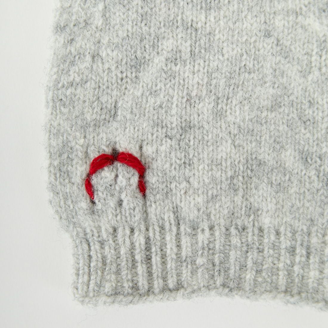 UNFIL [アンフィル] ファインラムズウール フィンガーレスグローブ [WVFL-UW120] LT.GRAY