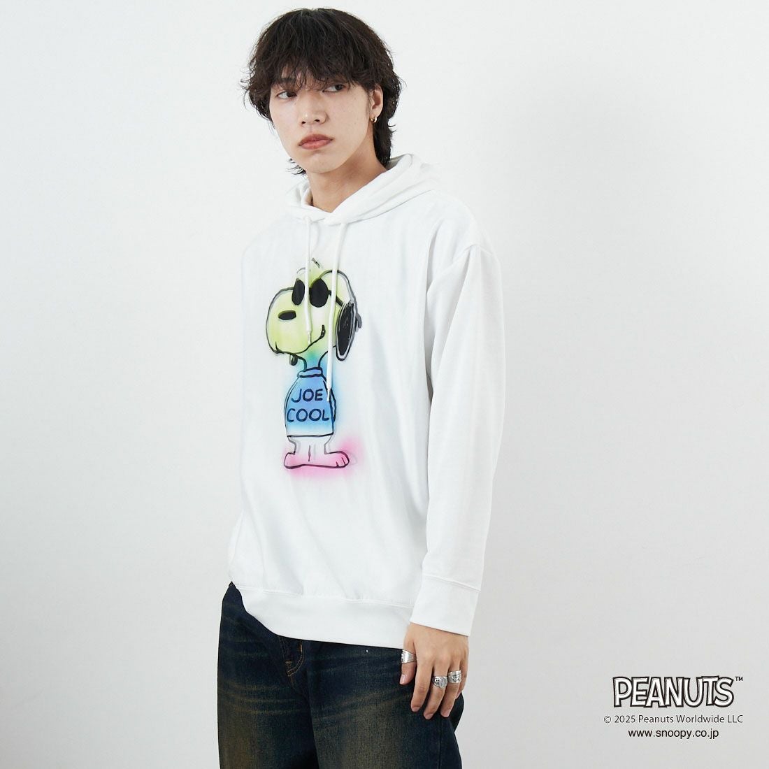 WHITE&&モデル身長：179cm 着用サイズ：M&&