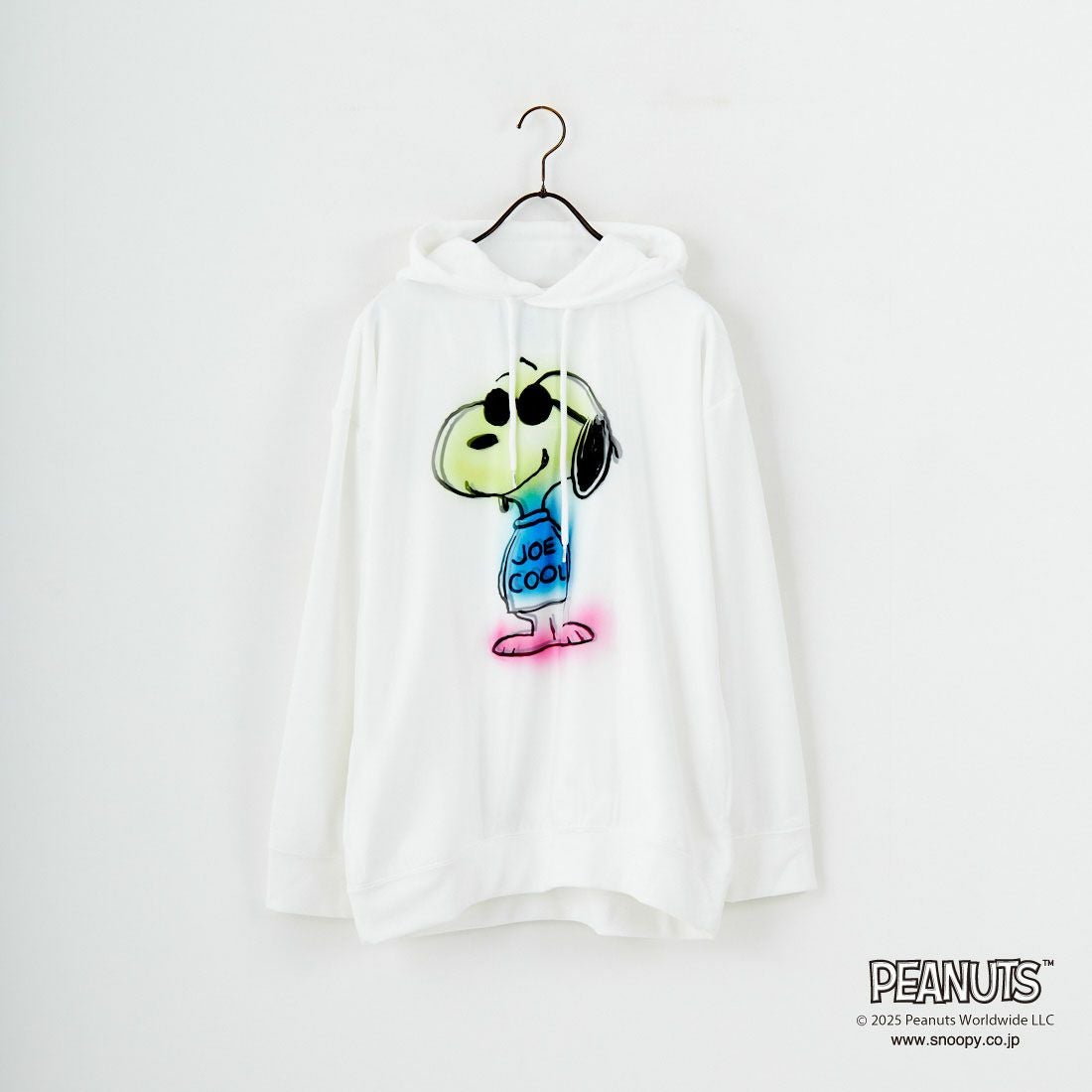 TRIPPY MIKIO ART [トリッピーミキオアート] SNOOPY ジョー・クール フーディ [TR-058] WHITE