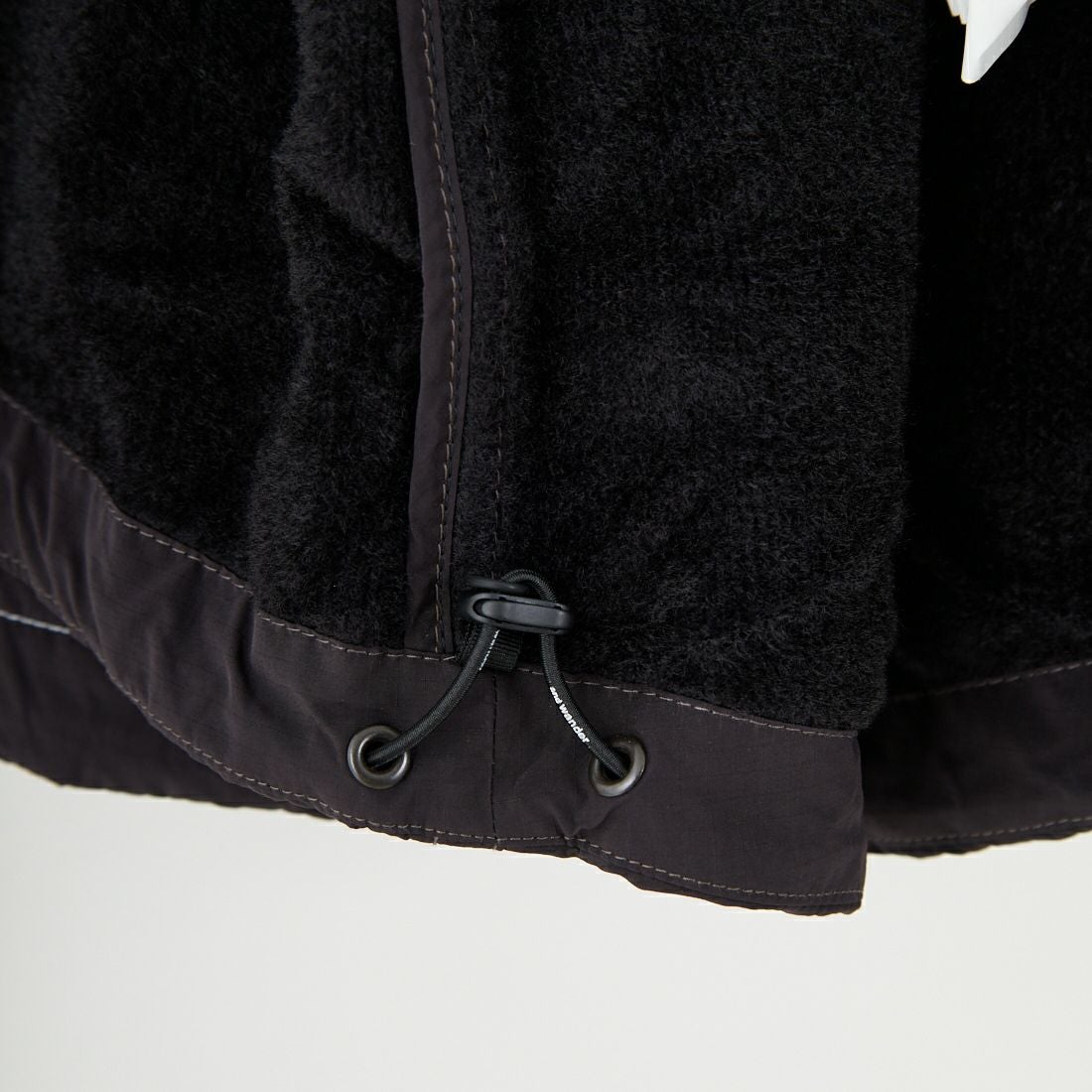 and wander [アンドワンダー] フィッシュテールコート OCTA [5745281051] BLACK