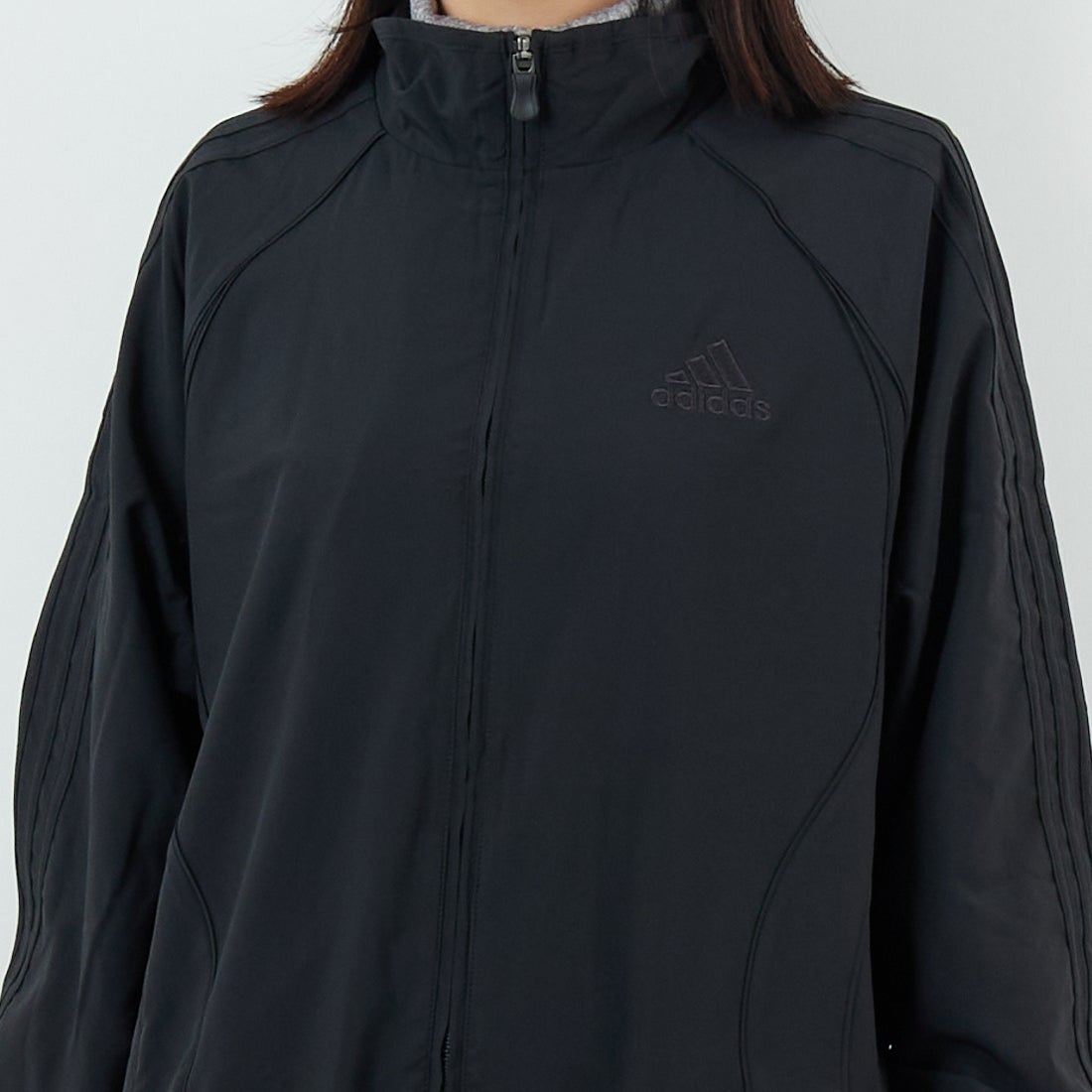 adidas Originals [アディダス オリジナルス] チームガイスト トラックトップ [DVR33] JW5864 &&モデル身長：162cm 着用サイズ：S&&