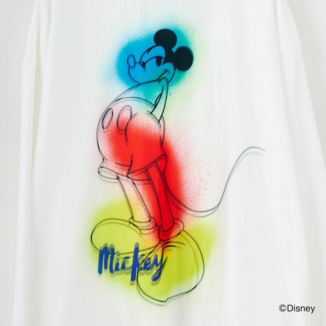 MAXSIX [マックスシックス] Disneyシリーズ SPRAY ART / MICKEY / フーディ [TR-069] WHITE