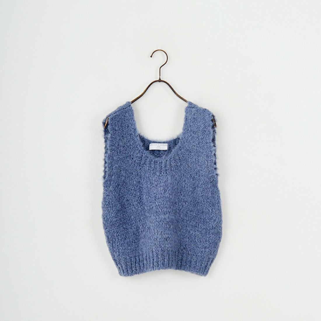 TRICOTS JEAN MARC [トリコット ジーン マルク] ニットベスト [SEVULLE] 206 DENIM