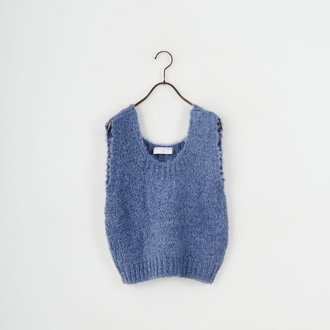 TRICOTS JEAN MARC [トリコット ジーン マルク] ニットベスト [SEVULLE] 206 DENIM