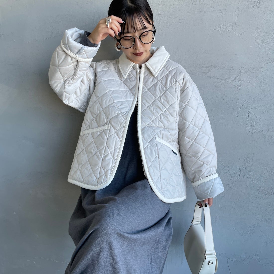 P86 MOONBE&&モデル身長：150cm 着用サイズ：10&&