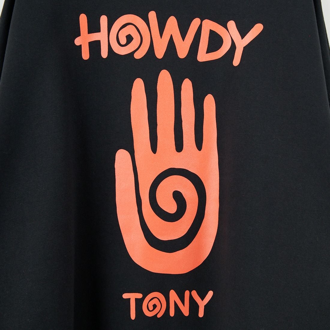 Tony Taizsun [トニータイズサン] HOWDY クルーネックスウェット [25FW-020] BLACK
