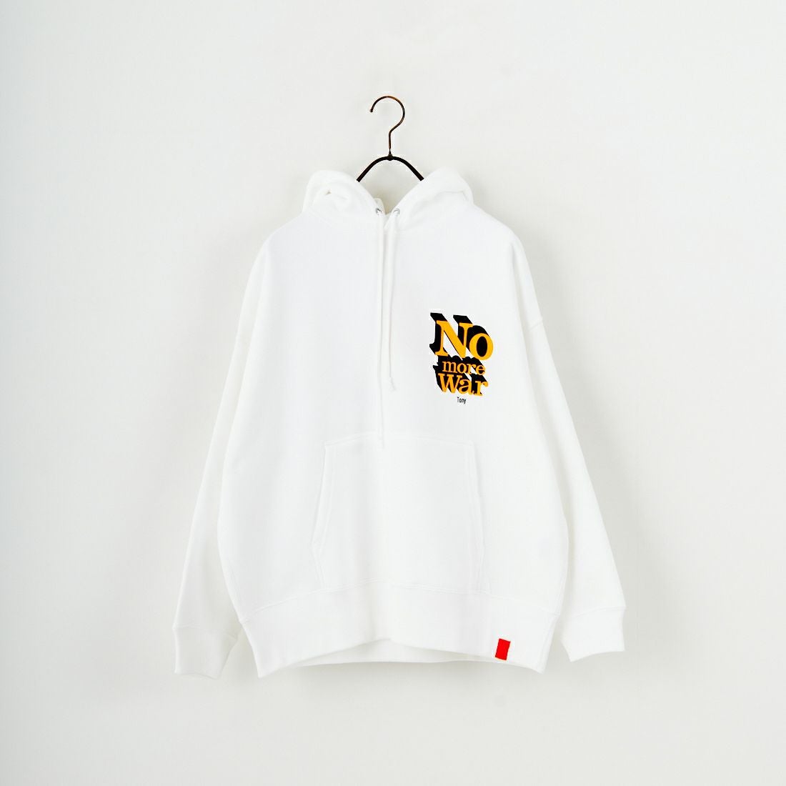 Tony Taizsun [トニータイズサン] No More War スウェットフーディ [25FW-023] WHITE