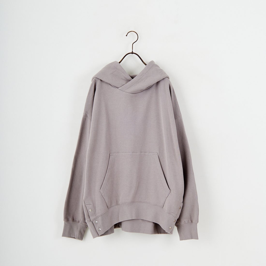 Kelen [ケレン] サイドドット釦フーディ LIG [LKL25FCS2005] GRAY
