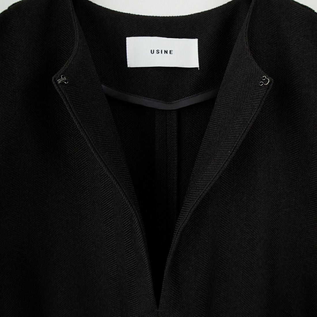 USINE [ユジーヌ] イージーケアキーネックジャンパースカート [21256063] 004 ﾌﾞﾗｯｸ