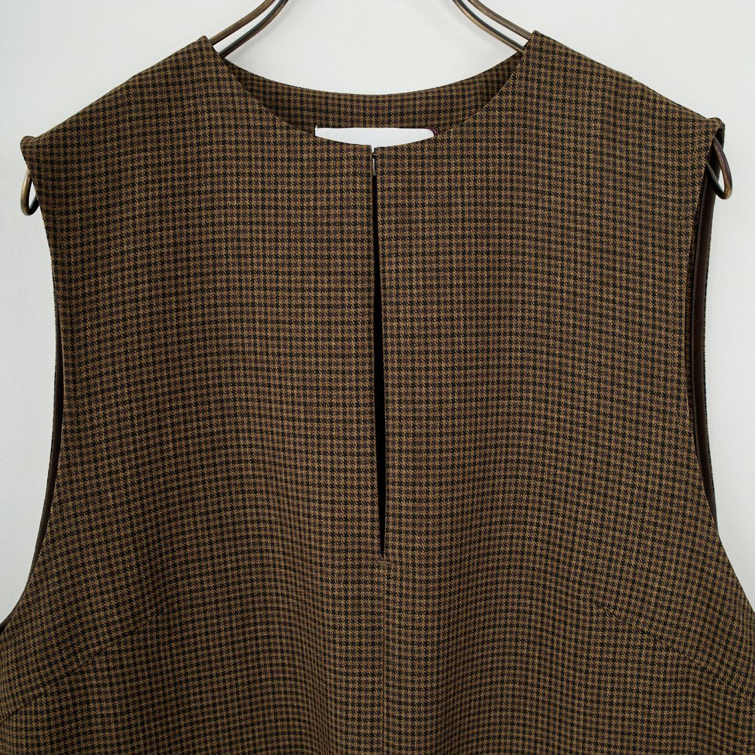 USINE [ユジーヌ] イージーケアキーネックジャンパースカート [21256063] 039 BRﾁｪｯｸ