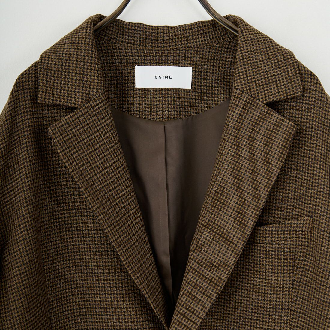 USINE [ユジーヌ] イージーケアウールライクジャケット [21256062] 039 BRﾁｪｯｸ