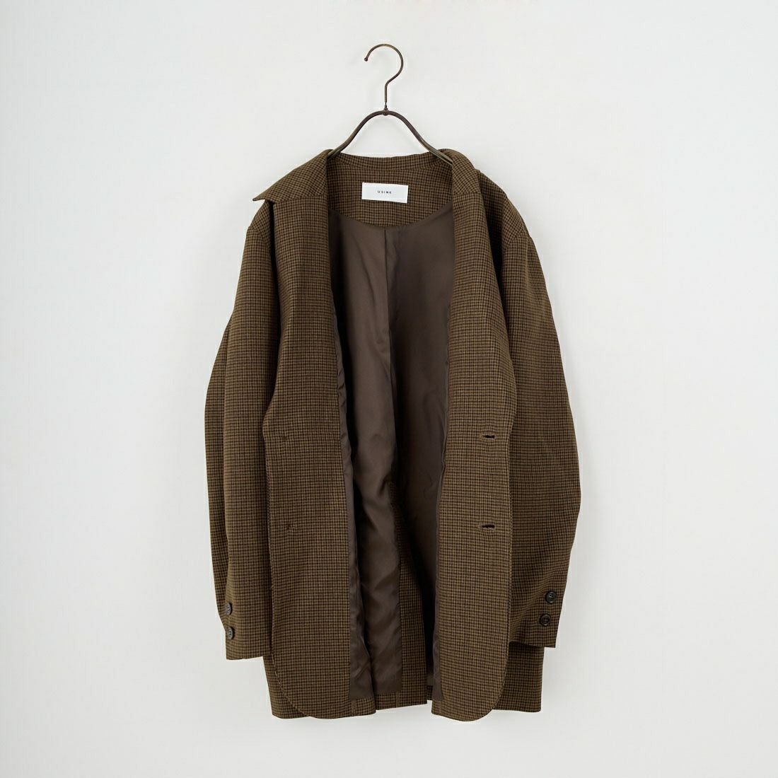 USINE [ユジーヌ] イージーケアウールライクジャケット [21256062] 039 BRﾁｪｯｸ