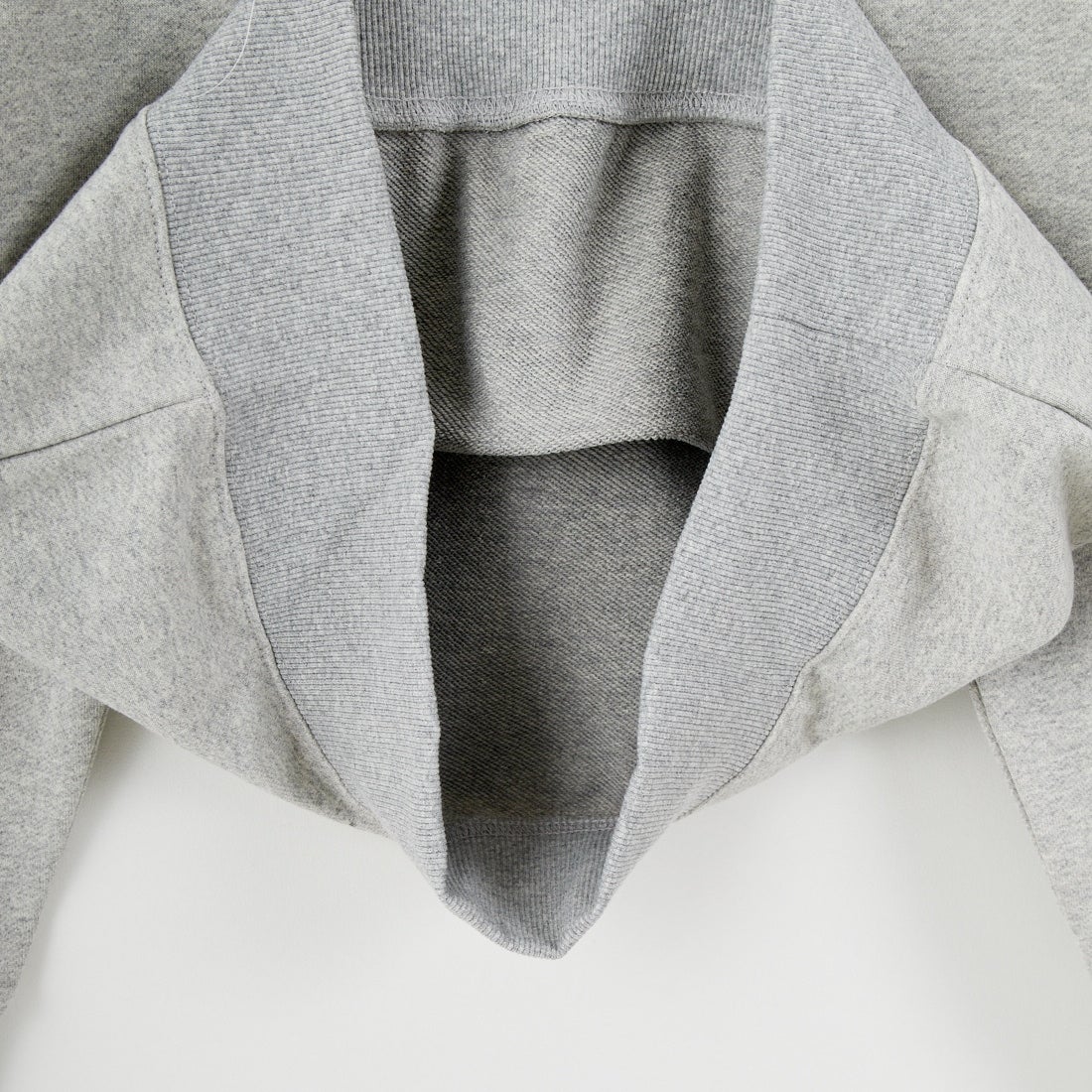 JEANSFACTORY × NANGA [ジーンズファクトリー × ナンガ] 別注 ワンポイントロゴ刺繍 ジップポケットスウェット [NW2503-JF] GRAY