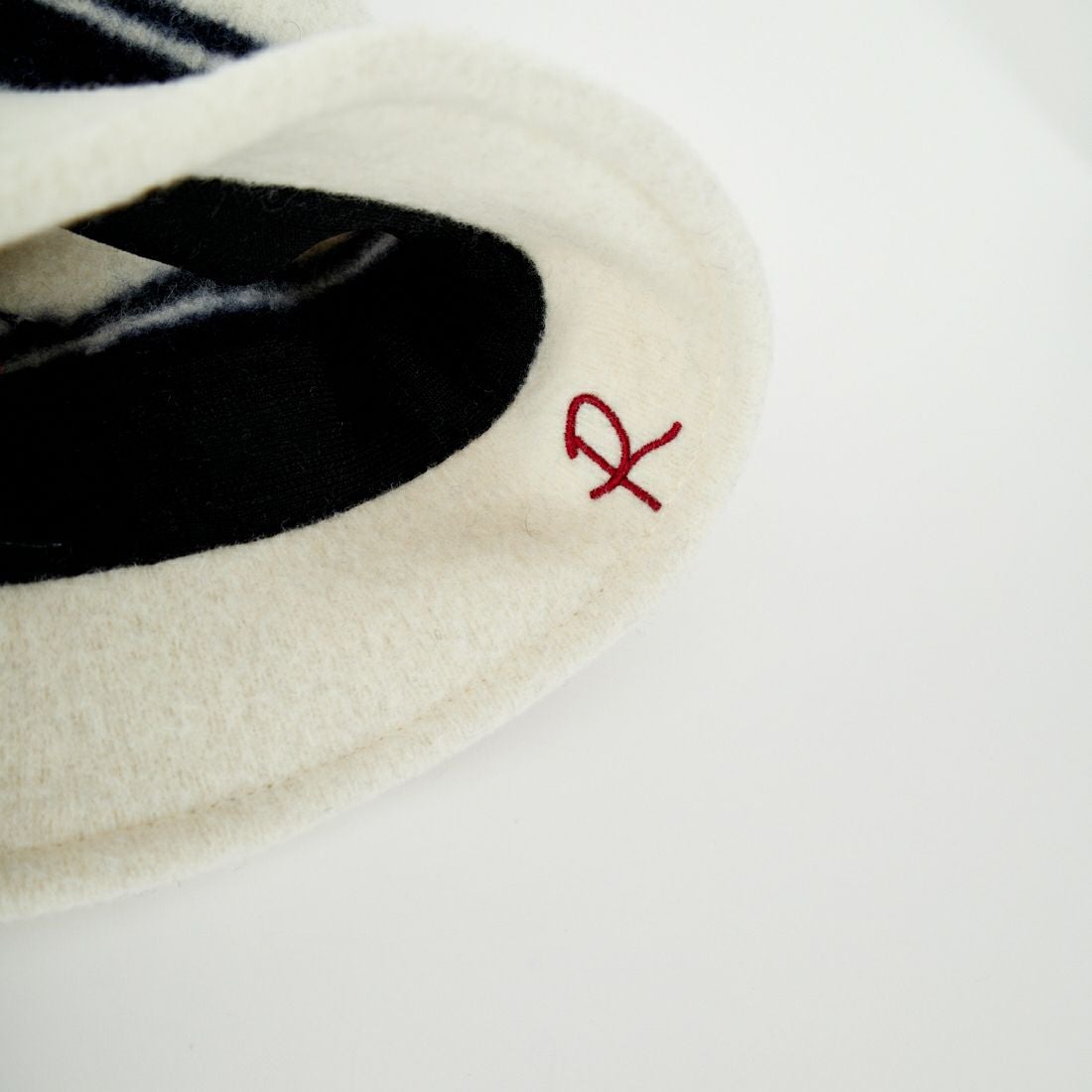 RACAL [ラカル] 縮絨ウールチューリップハット [RL-25-1410] OFF WHITE