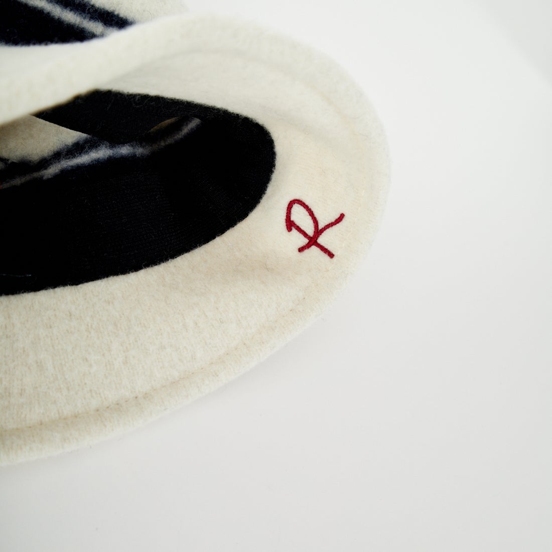 RACAL [ラカル] 縮絨ウールチューリップハット [RL-25-1410] OFF WHITE