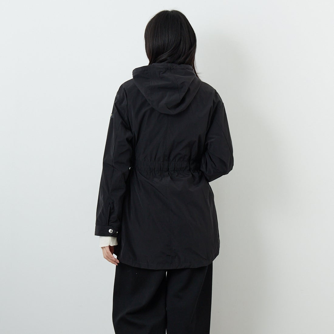 TATRAS [タトラス] AJUGA/アジュガ モッズコート [LJXA0092023588] BLACK &&モデル身長：162cm 着用サイズ：2&&