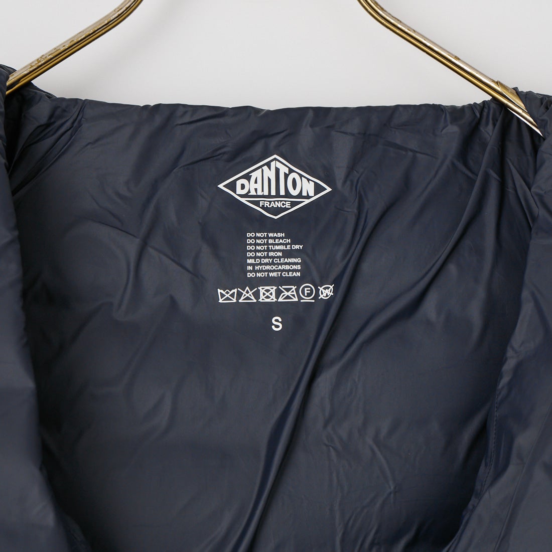 DANTON [ダントン] ウールライク ミドルダウンフードジャケット [DT-A0186PWL] NAVY