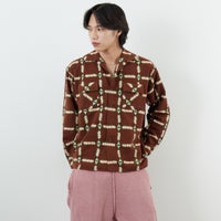 BROWN&&モデル身長：179cm 着用サイズ：M&&